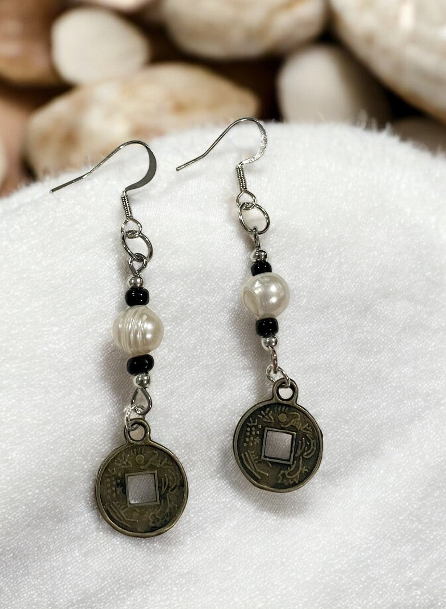 Shell Bead Earrings - Holland Landscape Supply