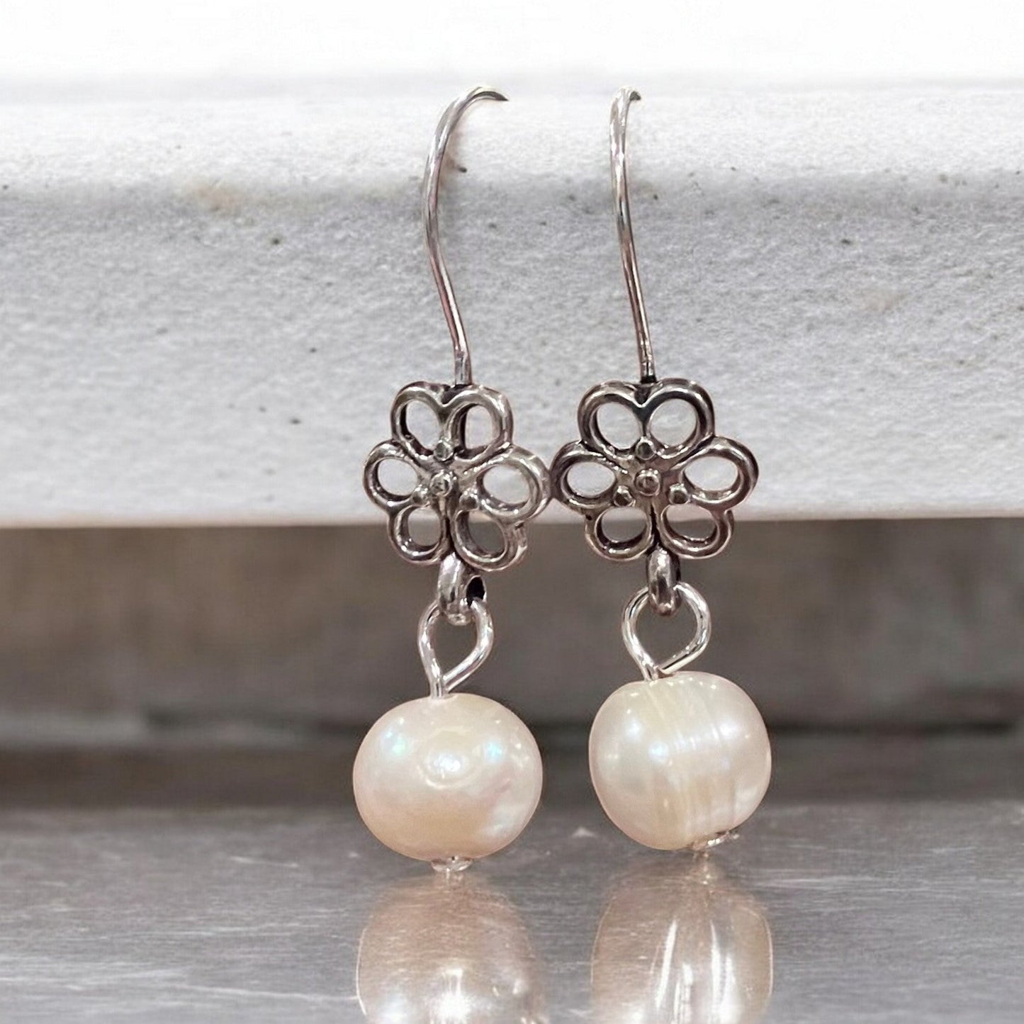 Shell Bead Earrings - Holland Landscape Supply