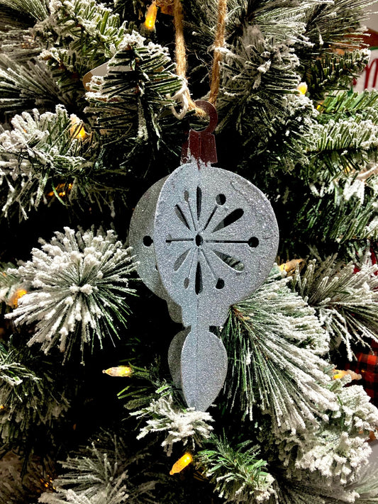 Silver Metal Christmas Ornament - Holland Landscape Supply