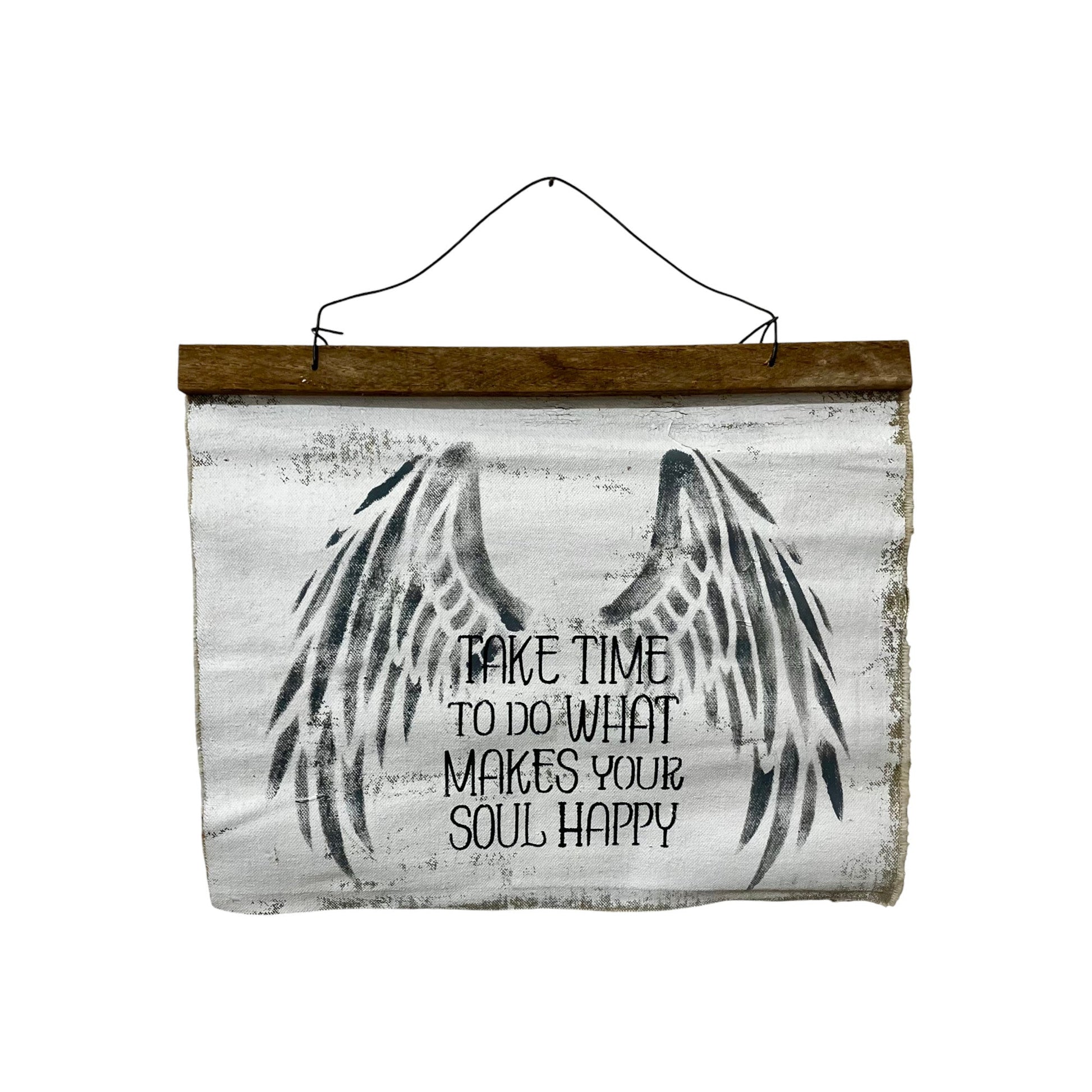 Take Time Canvas Wall Hanging - Holland Landscape Supply