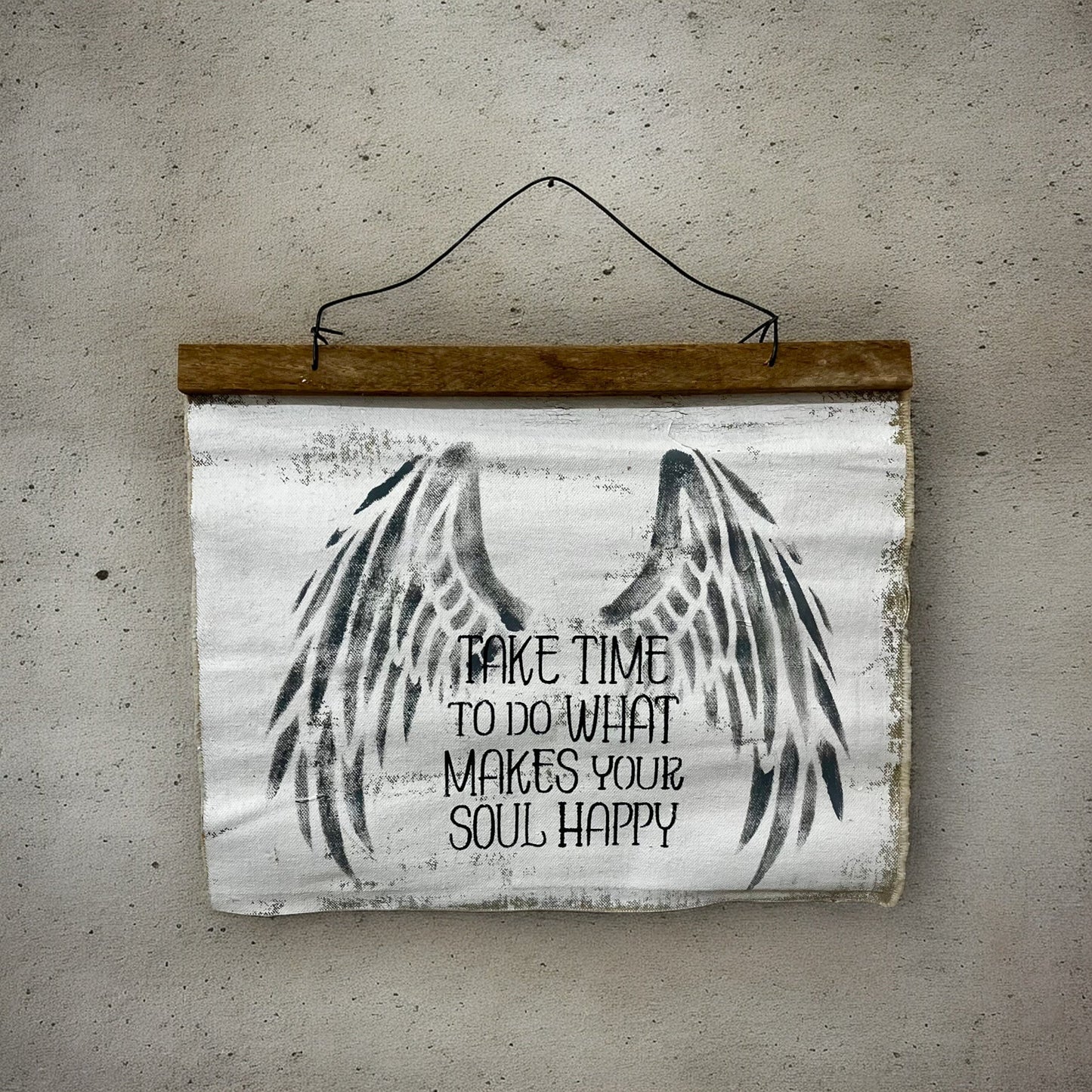 Take Time Canvas Wall Hanging - Holland Landscape Supply