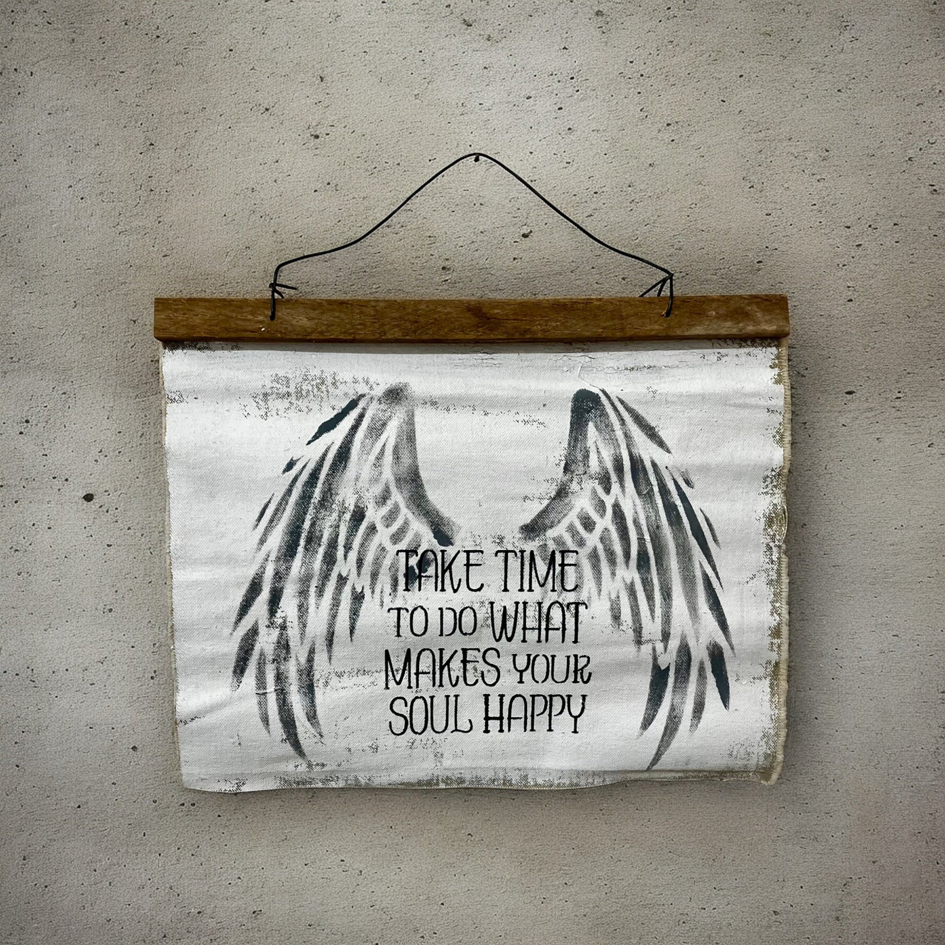 Take Time Canvas Wall Hanging - Holland Landscape Supply