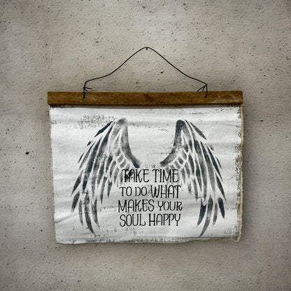 Take Time Canvas Wall Hanging - Holland Landscape Supply