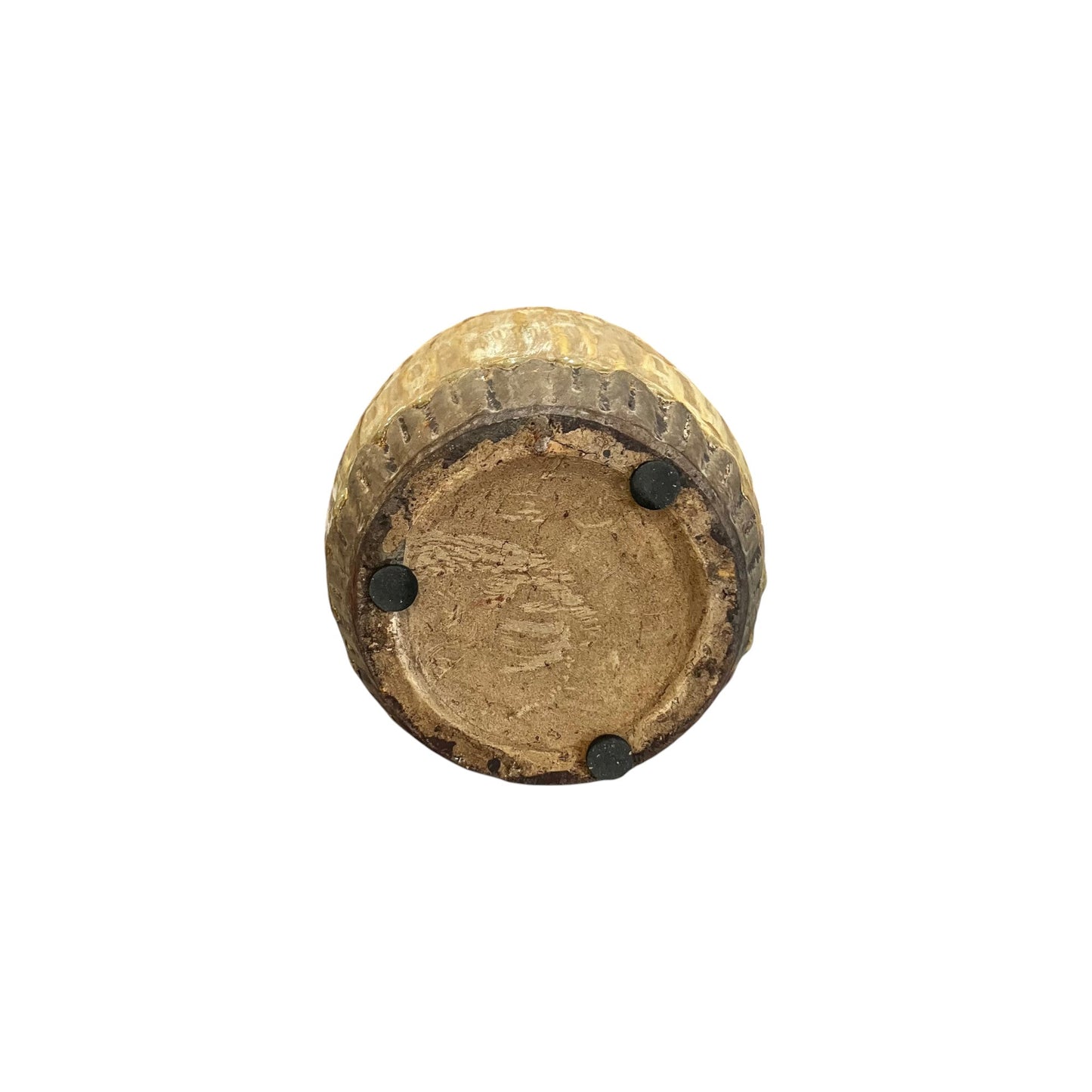 Tan Clay & Enamel Vase - Holland Landscape Supply