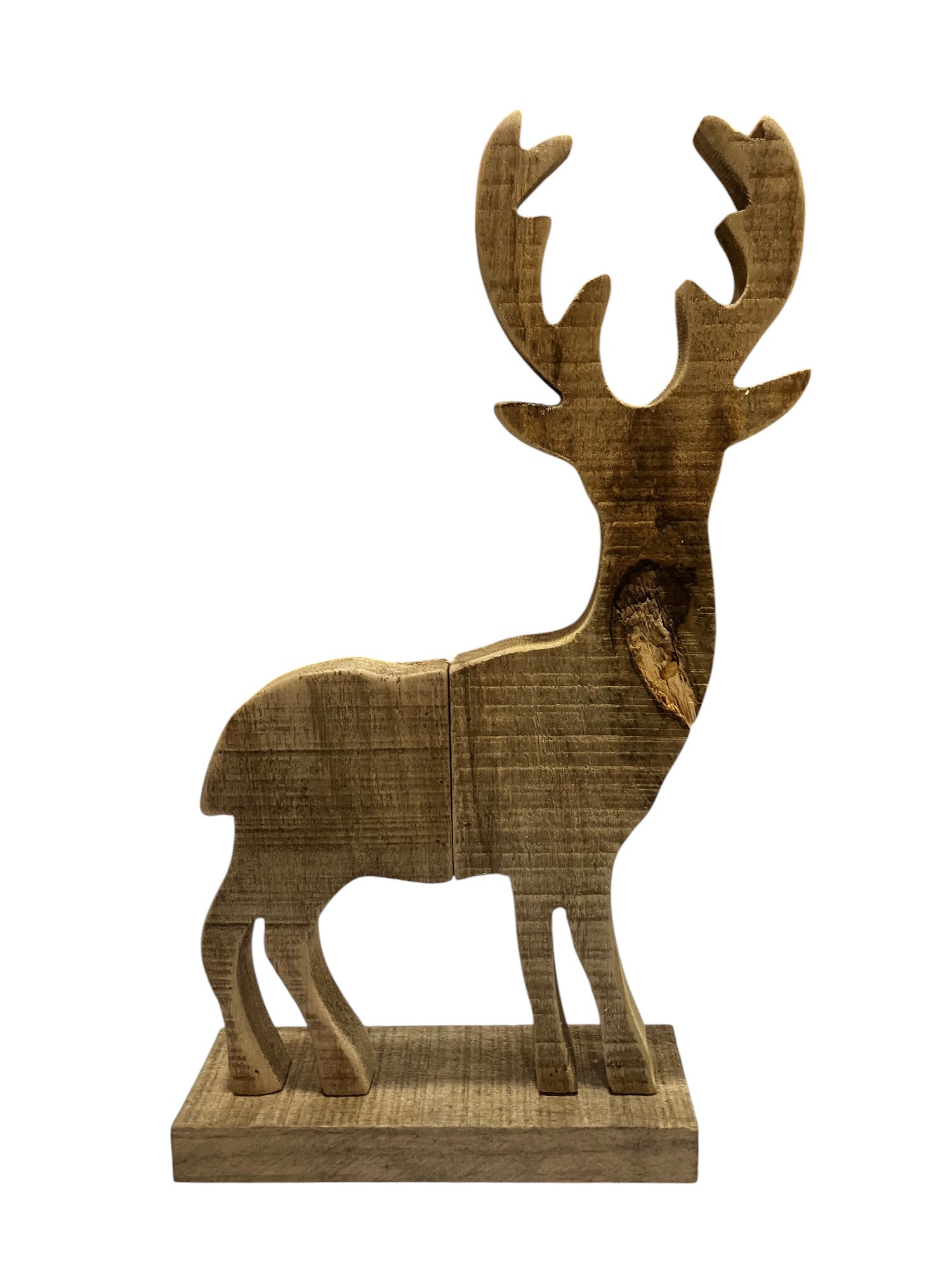 Wooden Block Reindeer - Holland Landscape Supply