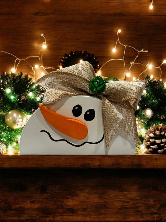 Wooden Snowmen w/ Bells - Holland Landscape SupplyDecoration