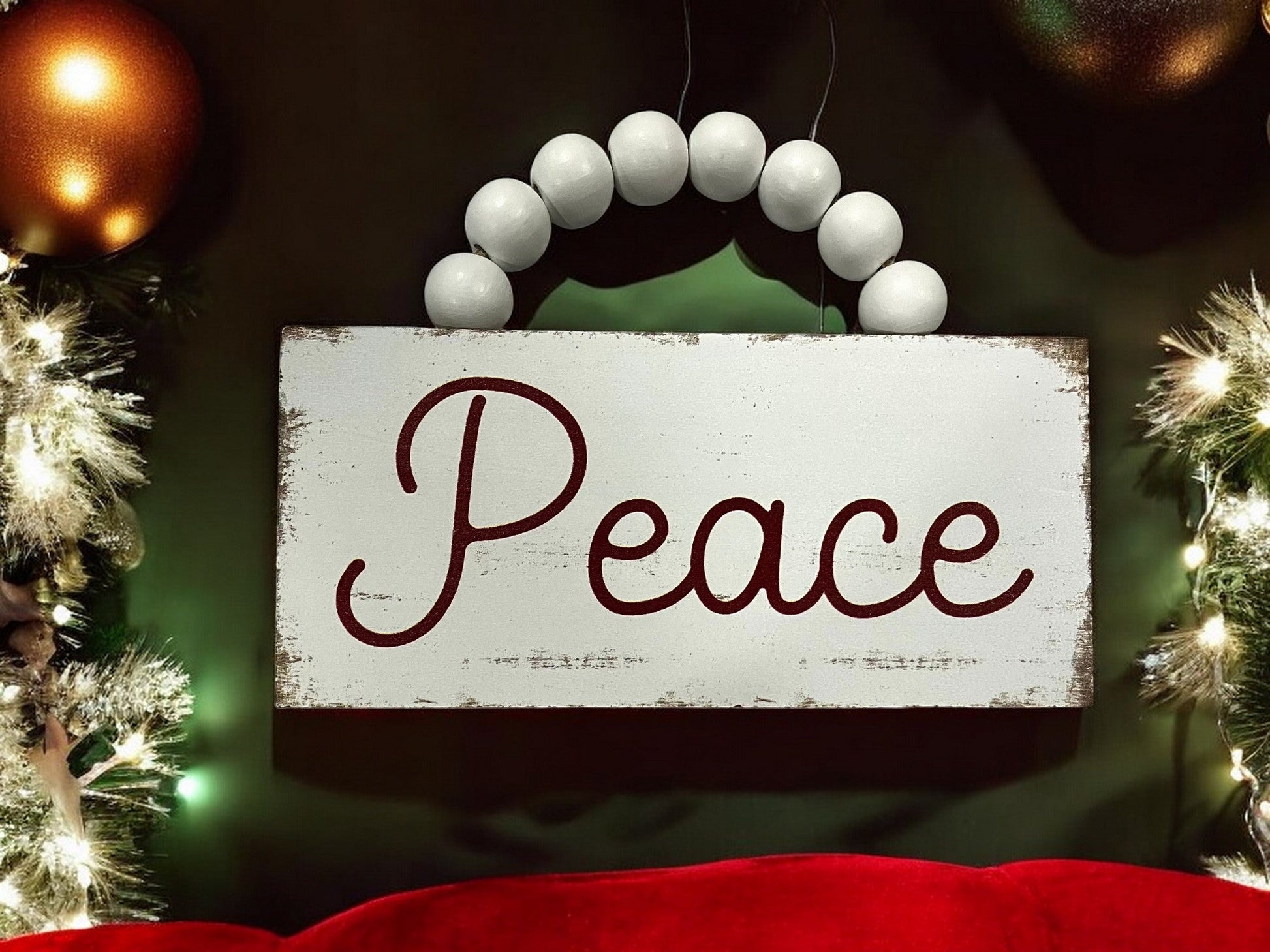 Word Block w Beads - Holland Landscape Supply